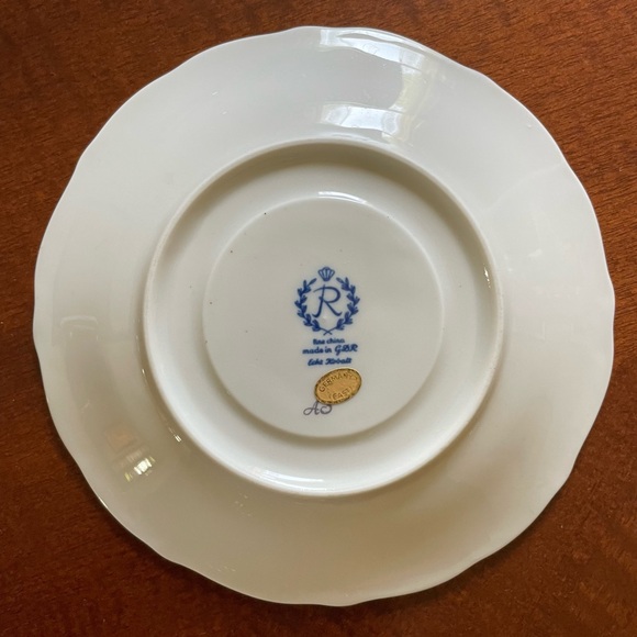 Reichenbach 8159k Echt Kobalt Trio, Floral and Gold Porcelain - Picture 8 of 9